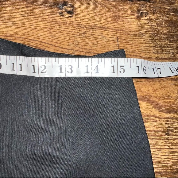 Lafayette 148 New York Pants Virgin Wool Trousers Black Side Zip Size 6 Office - Picture 2 of 11